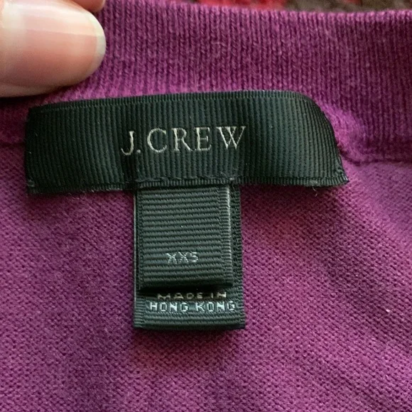 J. Crew Cotton Fitted Jackie Cardigan - Picture 2 of 9